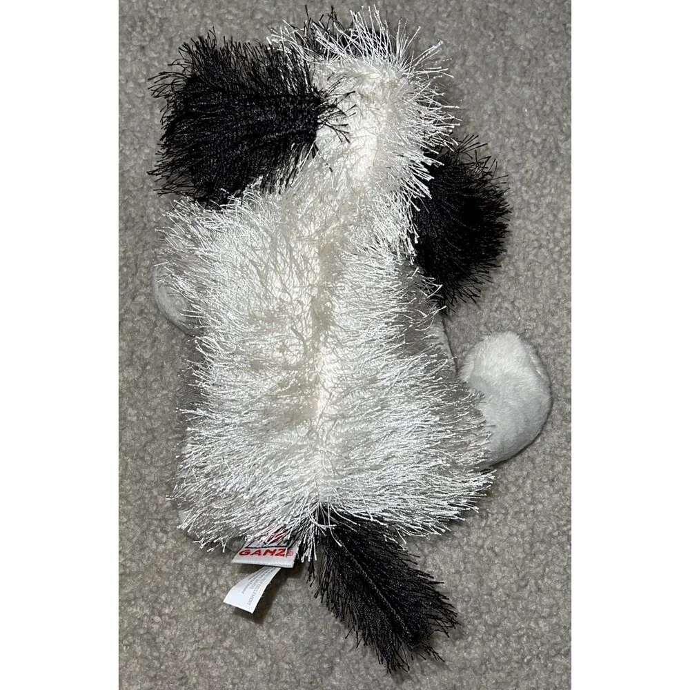 Webkinz LIL KINZ Black & White Cheeky Dog Plush Toy Retired Code HS192 Has Code